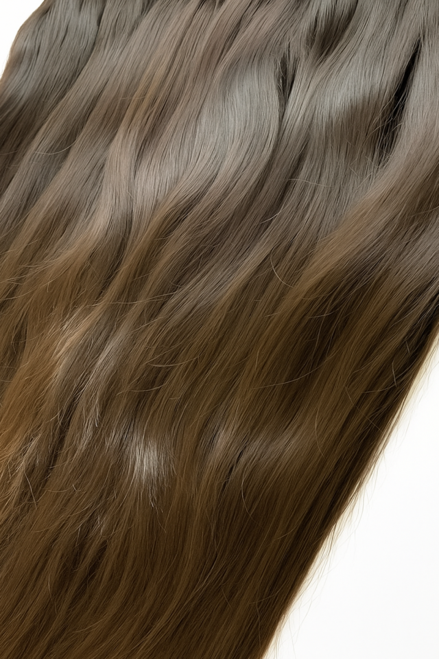 vágott copf hajhosszabbításhoz